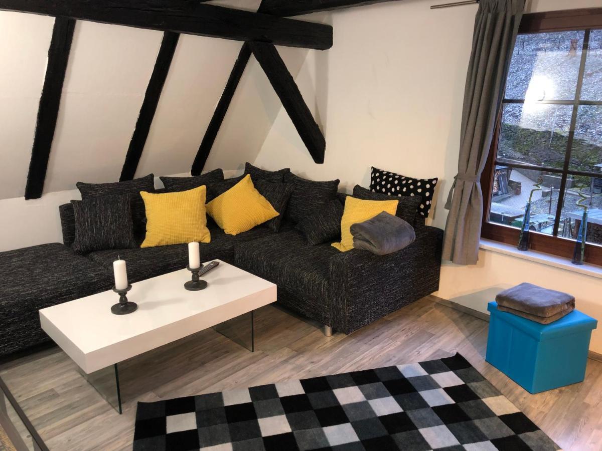 Schoene Ferienwohnung Altes Gebaelk Fachwerkhaus باشاراش المظهر الخارجي الصورة